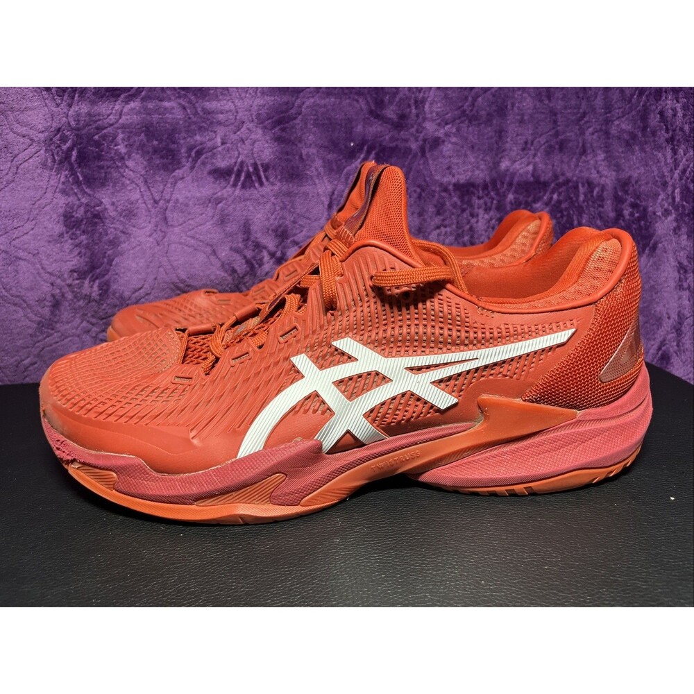 ASICS Court FF 3 Novak Rust 1041A361-964 Men's Size 9